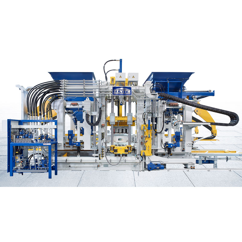 Vilka säkerhetsfunktioner ingår i Tyskland Zenith Block Machine Systems?
